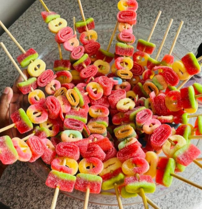 Fresh Jelly Sweet Skewers  Only $0.50 Each!