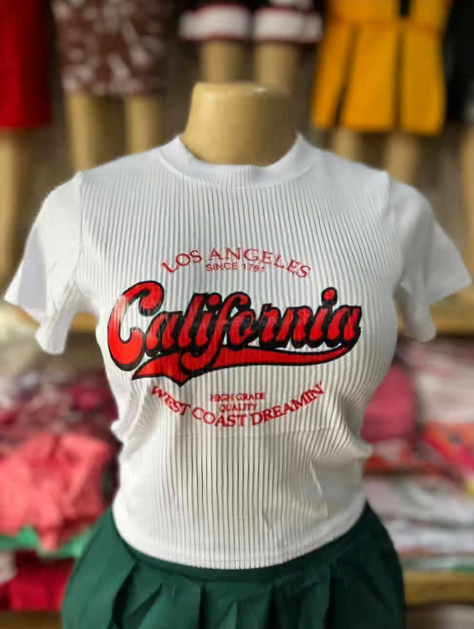 California Ribbed T-Shirt