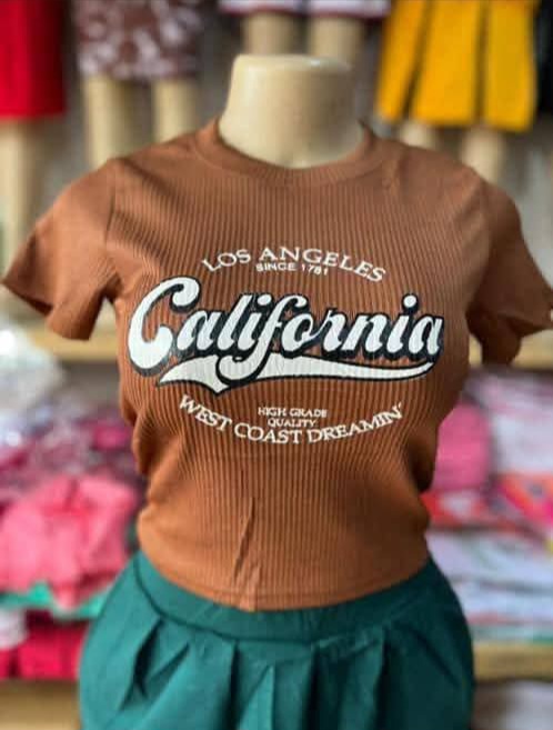 California Ribbed T-Shirt