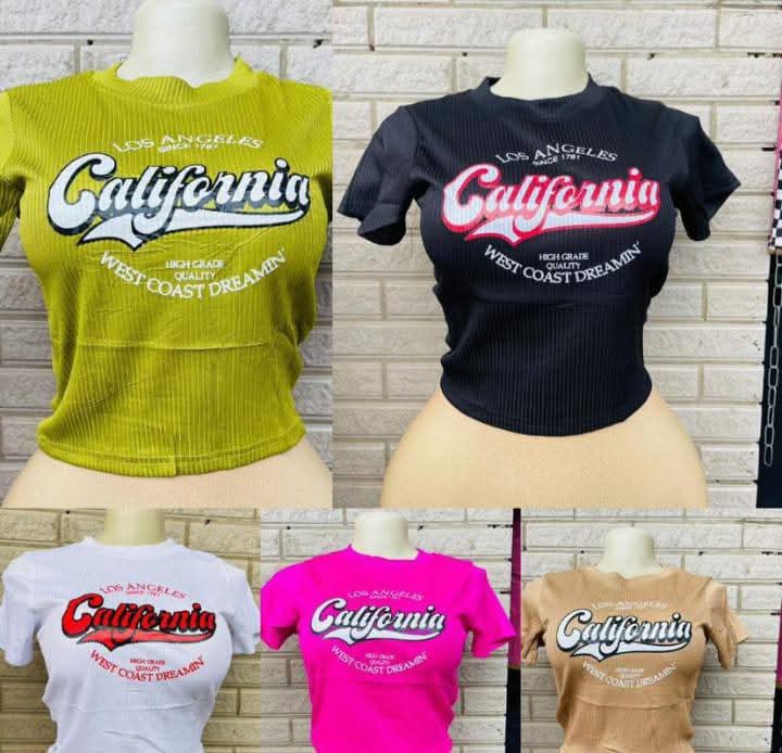 California Ribbed T-Shirt