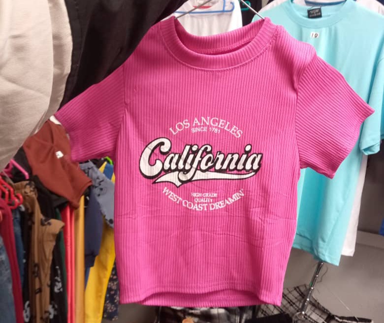 California Ribbed T-Shirt