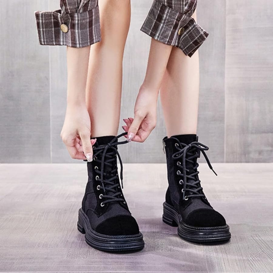 Ladies winter boot, Women's Sneakers, Non-fatigue Shoes, High-cut Sneakers, Casual Shoes, Easy to Walk, Short Boots, Women's Shoes