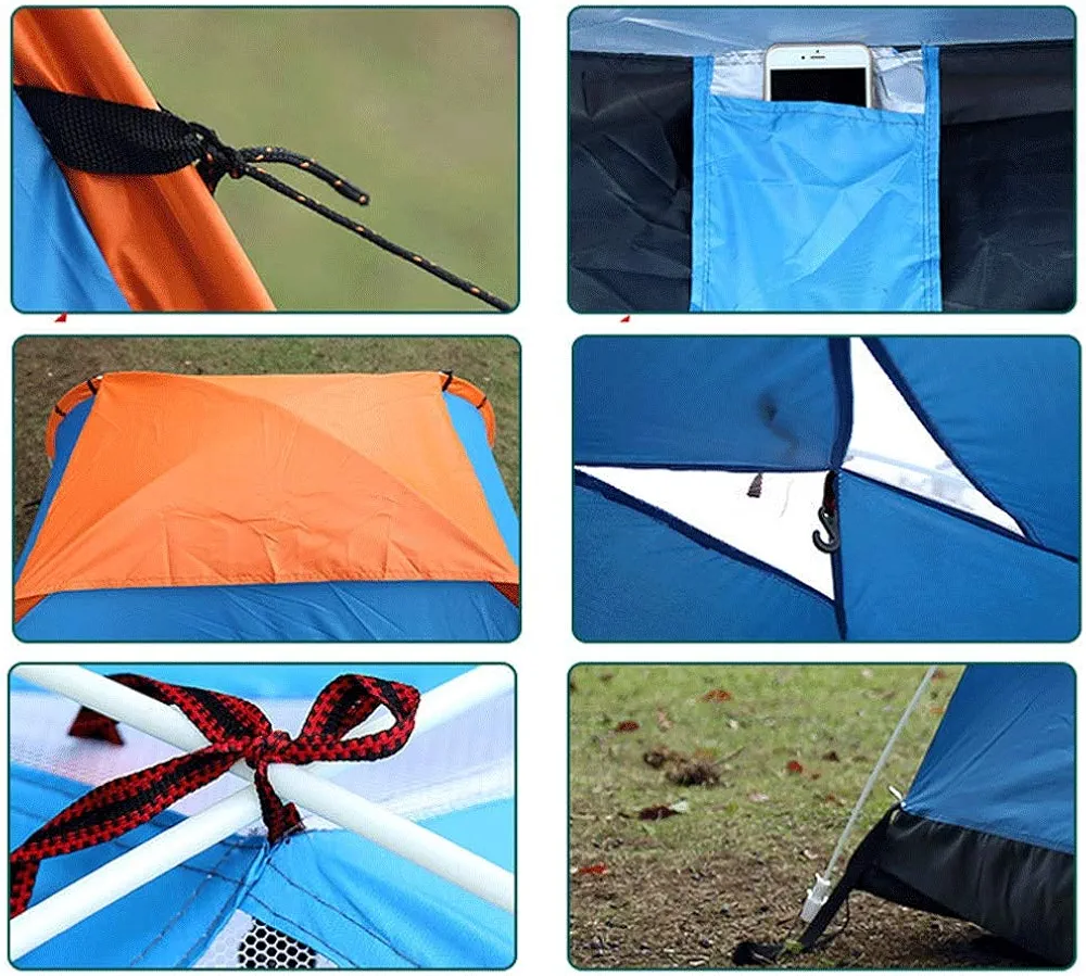 Portable Camping Tent (2 to 4 Person Outdoor Tent)