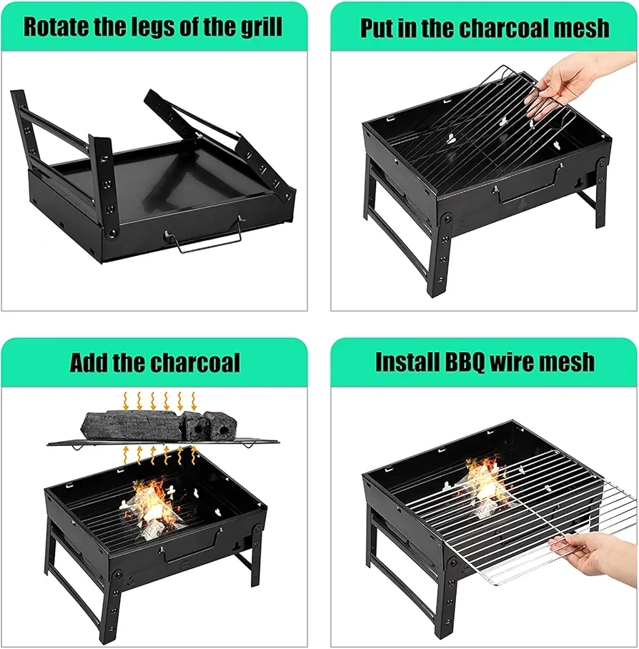 Portable Charcoal Braai Stand (BBQ Grill)