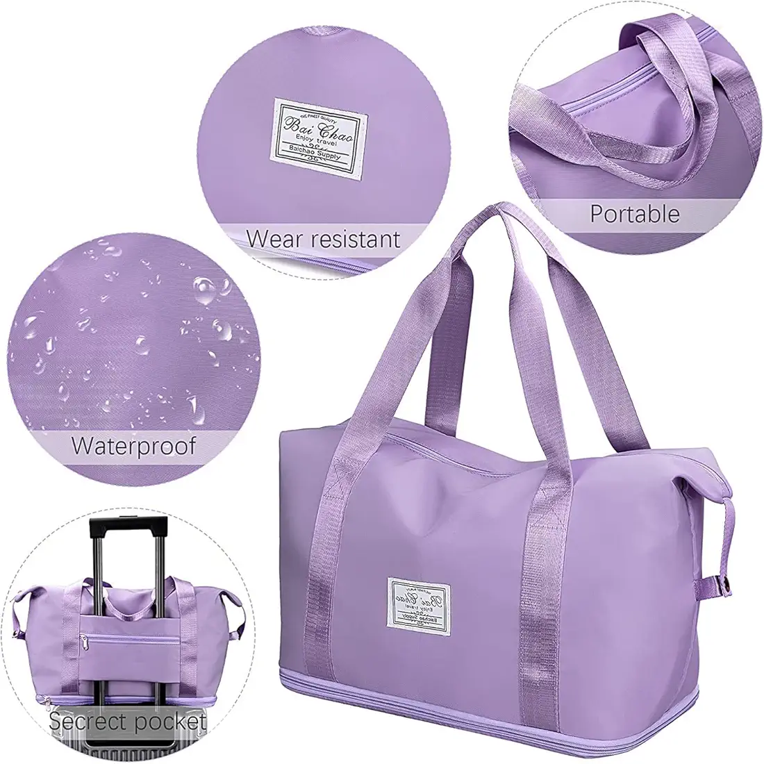 Adjustable mini travelling bag