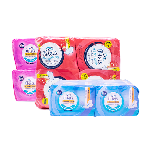 Ladies Essential Sanitary Pads (2PCS Deal)