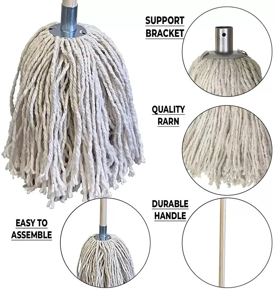 Cotton Floor Mop with Handle