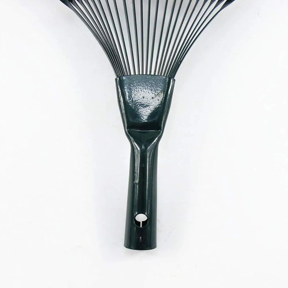 Yardwe Leaf Rake Shrub Rake Garden Leaf Clean Up Tools for Weed Deciduous Grass (Green)