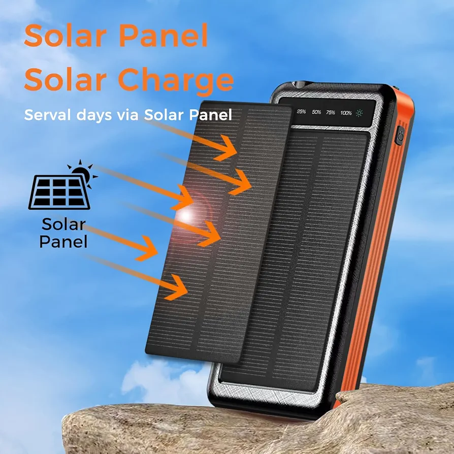 Solar Power Bank (20000mAh)