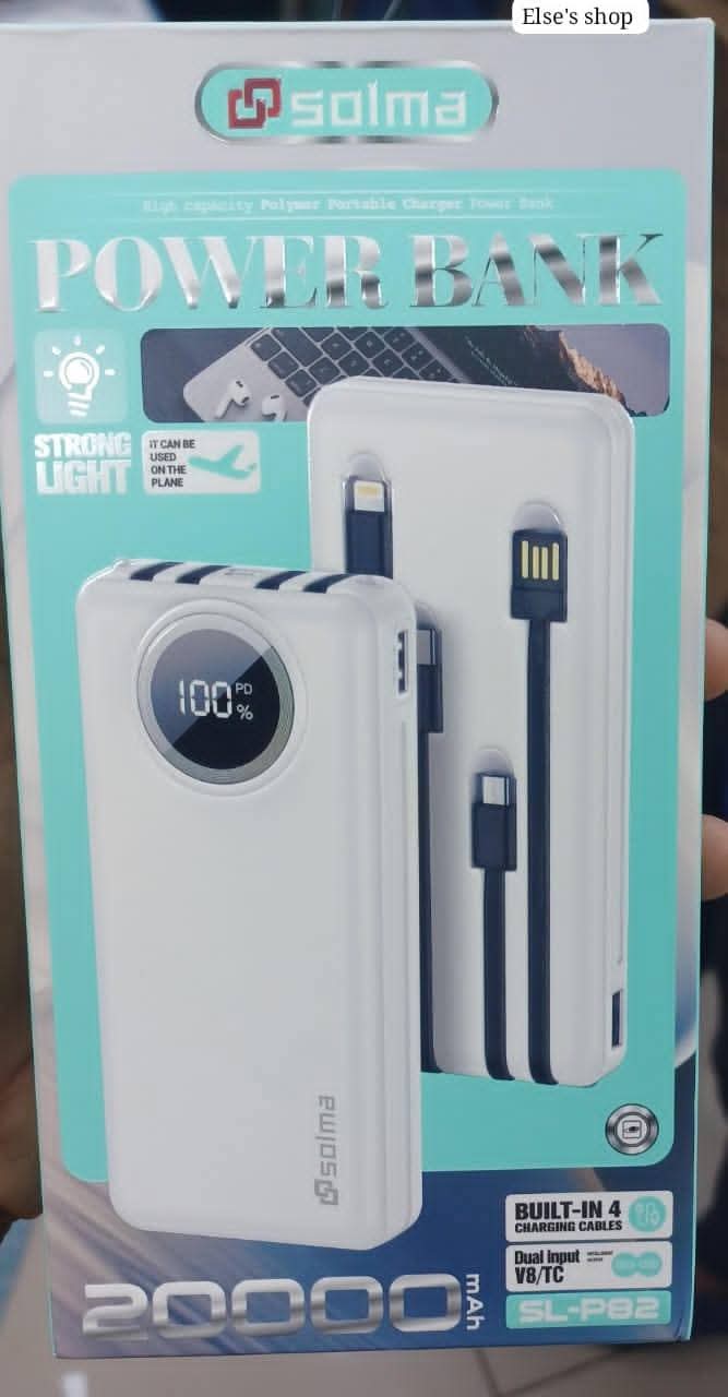 Portable Power Bank (20000mAh)