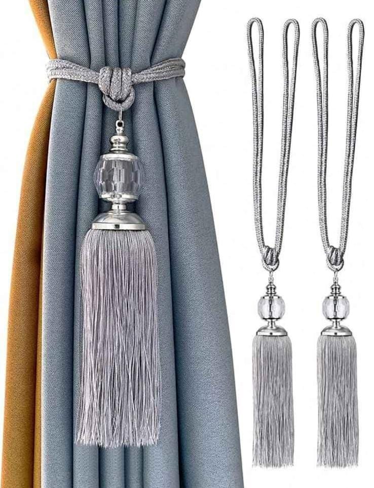 Curtain Tieback Holders (Decorative Tassel)