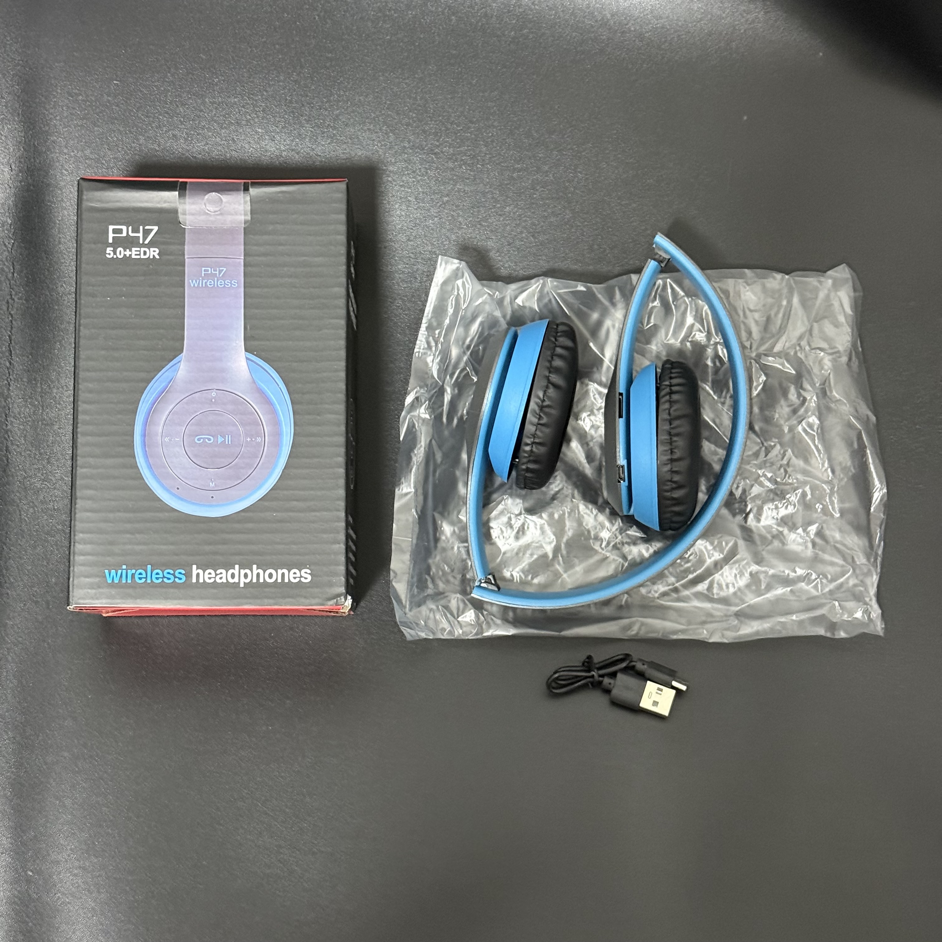 P47 Wireless Bluetooth Headphones