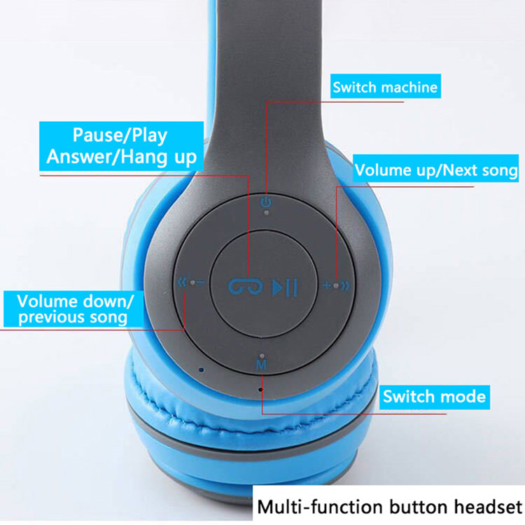 P47 Wireless Bluetooth Headphones