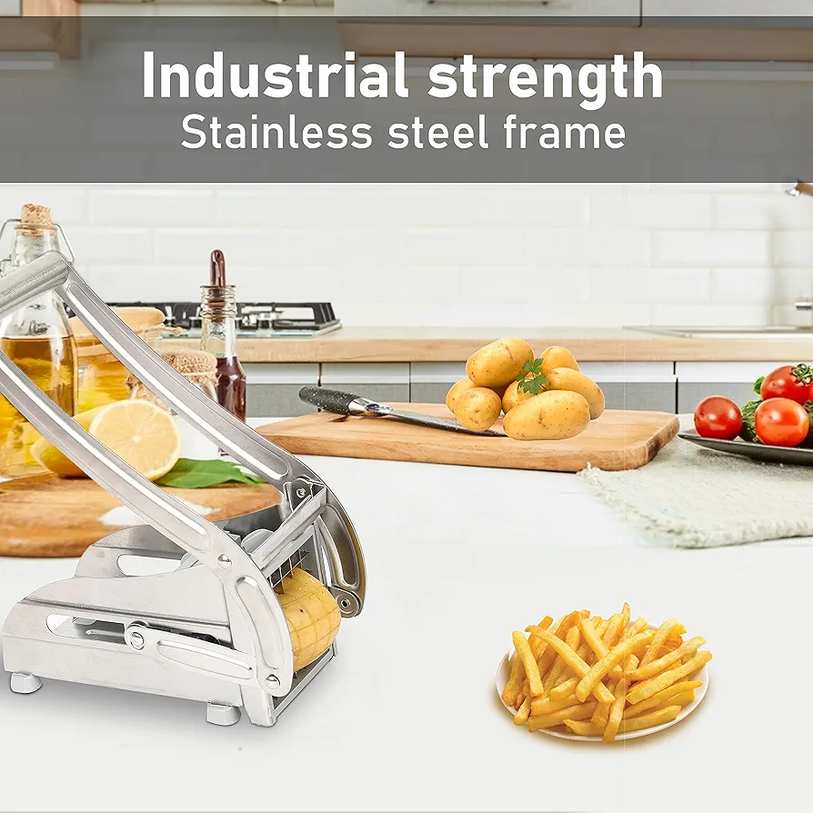 Stainless Steel Potato Chip Cutter (French Fry Cutter)