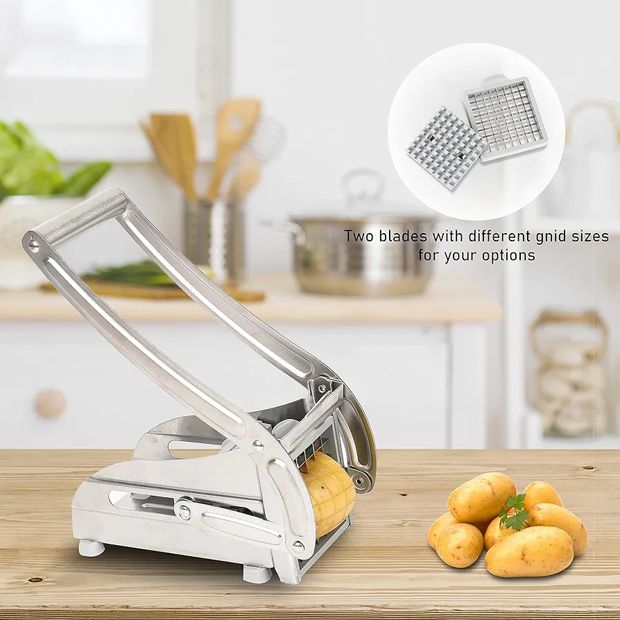 Stainless Steel Potato Chip Cutter (French Fry Cutter)