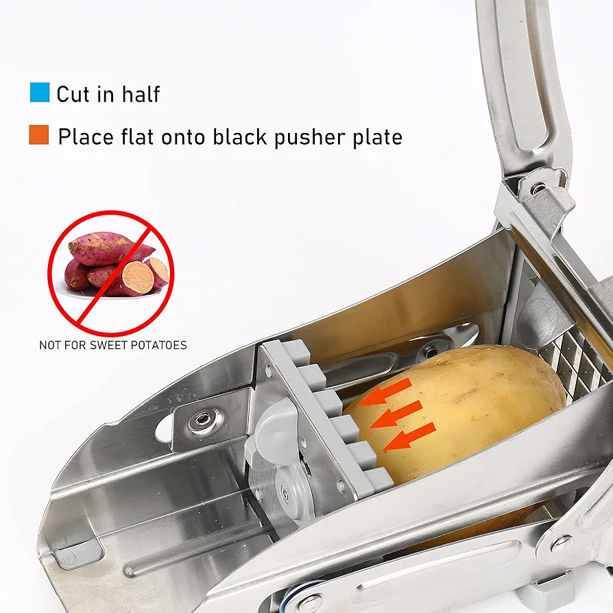 Stainless Steel Potato Chip Cutter (French Fry Cutter)