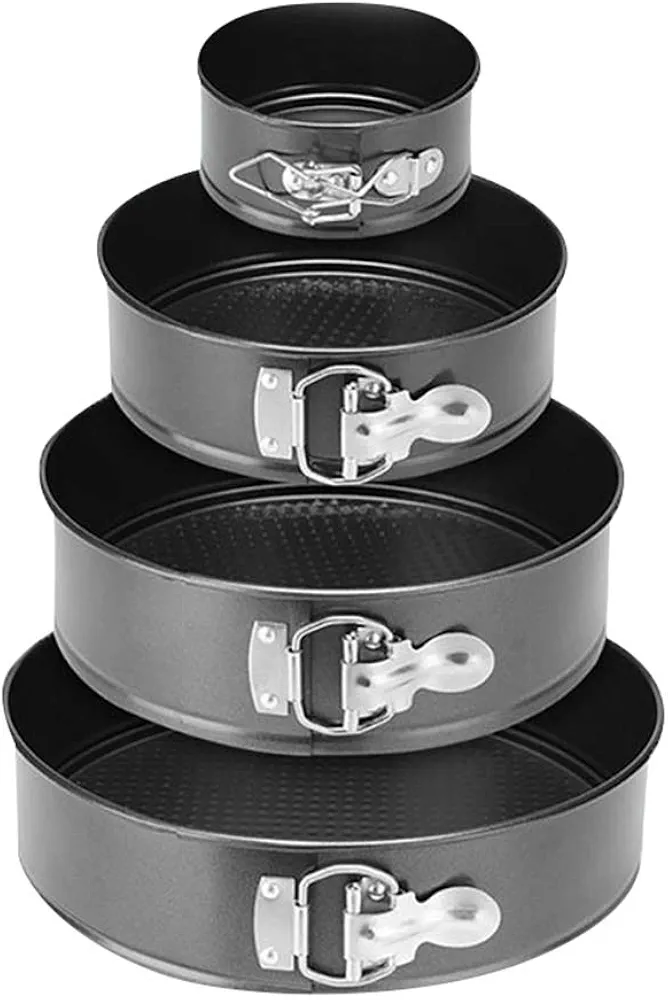 3-Piece Cake Mould Set (Non-Stick Baking Tins)