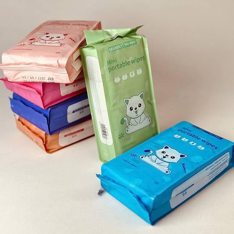 Mini Wet Wipes (Pocket Size)