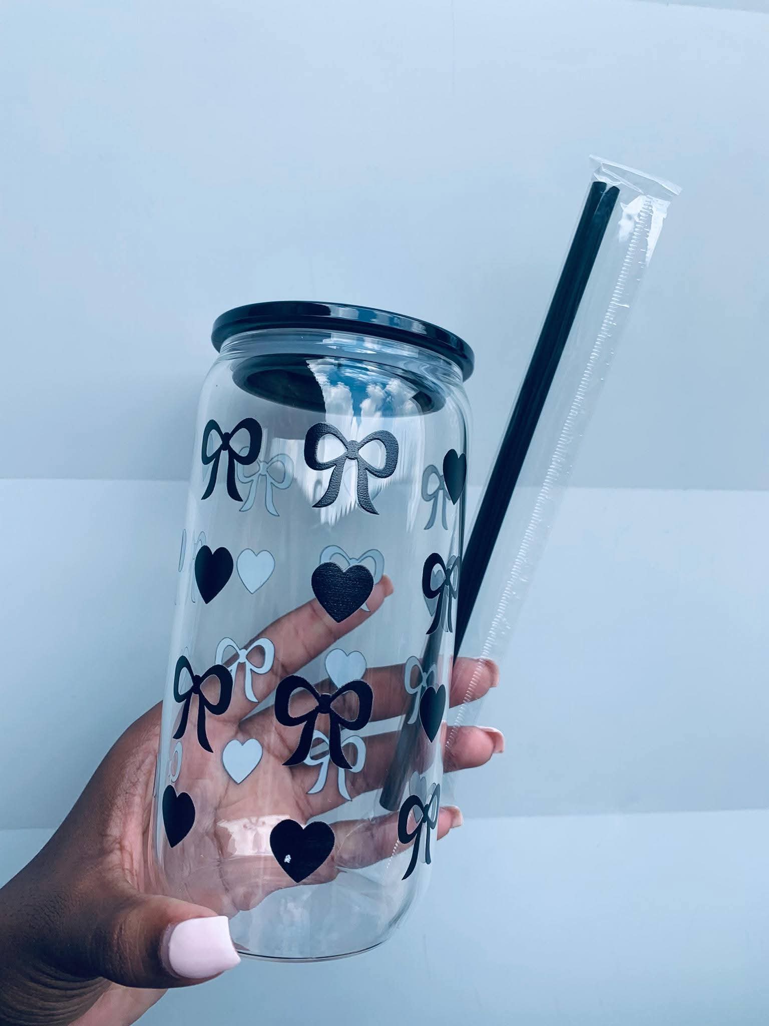 Cute Sippy Cup with Straw (Bow Edition),