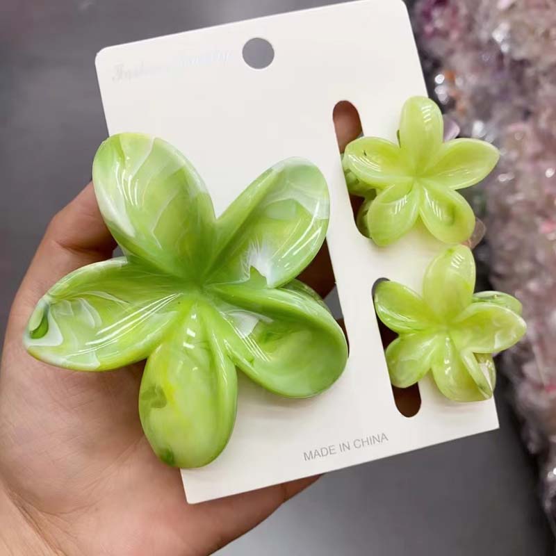 Flower Claw Clips Set