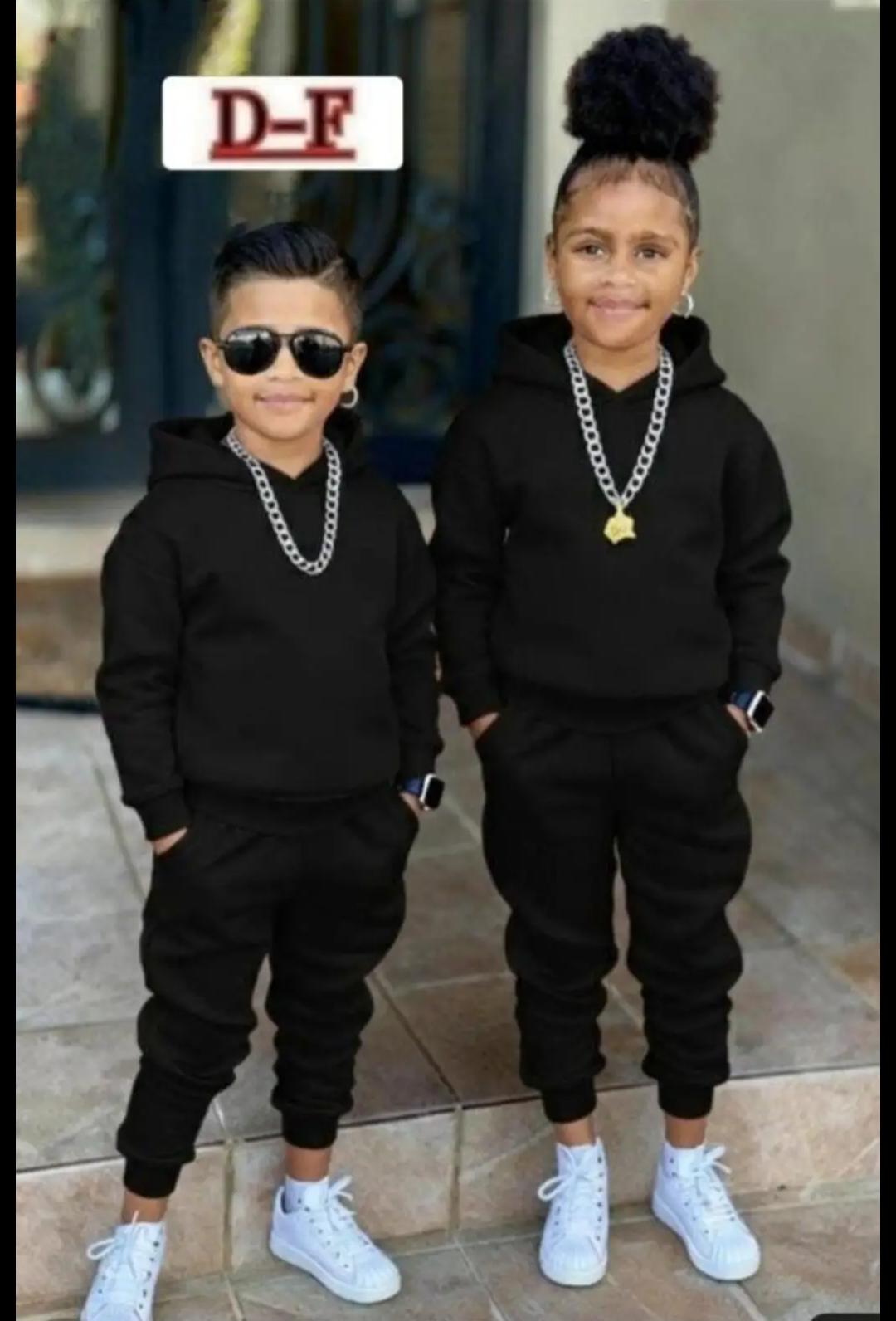Kids and adults track suits