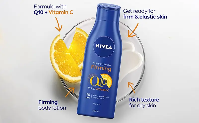 NIVEA Q10 Rich Firming Body Lotion + Vitamin C